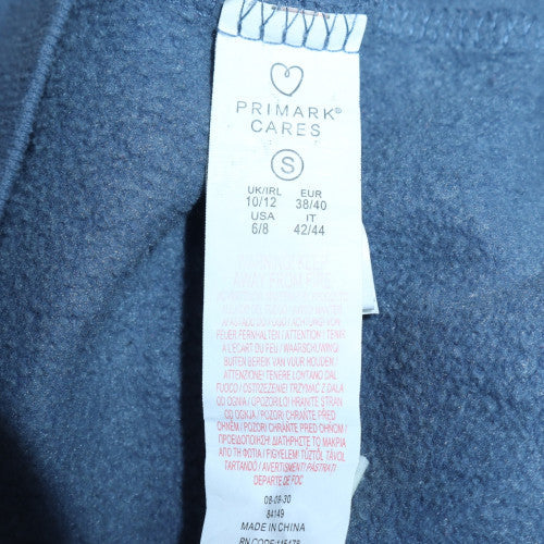 Womens UK Size 10/12 Primark Blue Pullover Hoodie