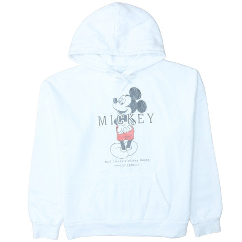 Womens UK Size S Primark White Pullover Hoodie
