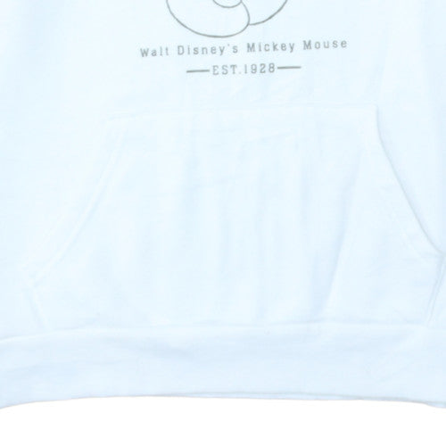Womens UK Size S Primark White Pullover Hoodie