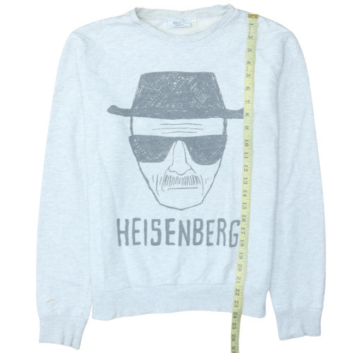 Womens UK Size M Breaking Bad Grey Pullover Sweatshirt