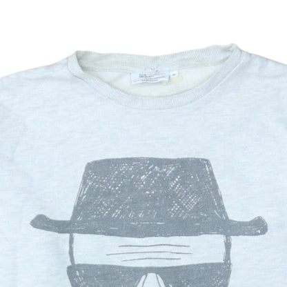 Womens UK Size M Breaking Bad Grey Pullover Sweatshirt