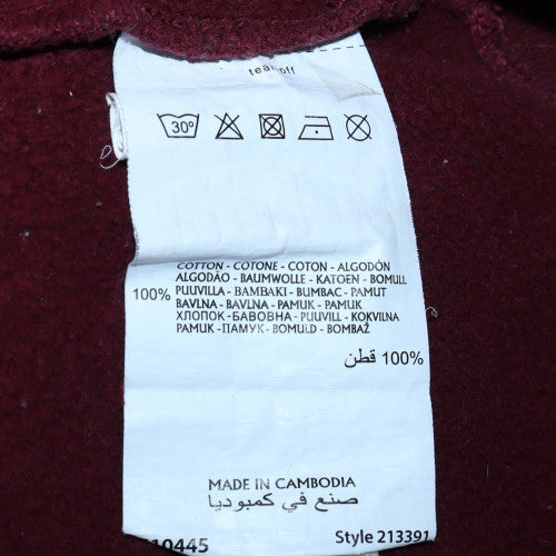 Mens UK Size S Champion Red Pullover Hoodie