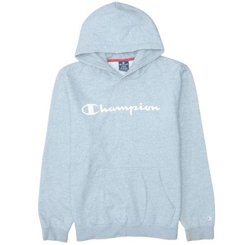 Mens UK Size L Champion Grey Pullover Hoodie