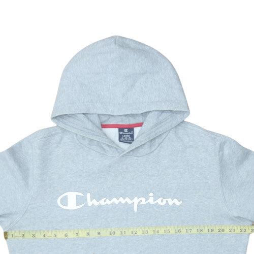 Mens UK Size L Champion Grey Pullover Hoodie