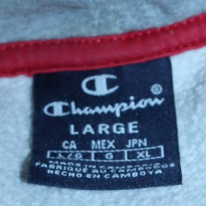 Mens UK Size L Champion Grey Pullover Hoodie