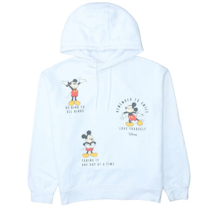 Womens UK Size M Disney White Pullover Hoodie