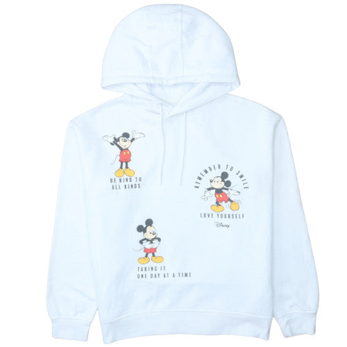 Womens UK Size M Disney White Pullover Hoodie