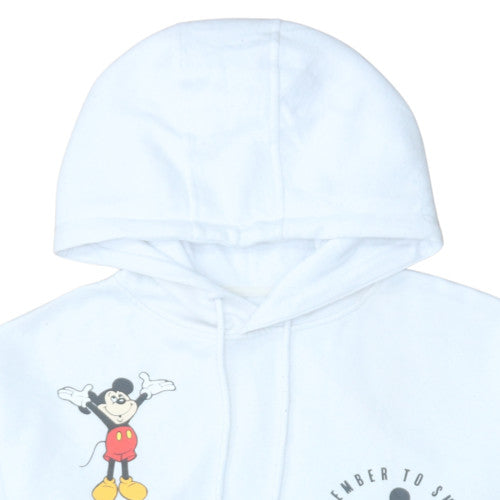 Womens UK Size M Disney White Pullover Hoodie