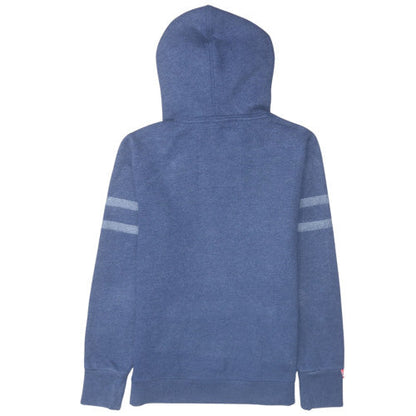 Womens UK Size M Superdry Blue Pullover Hoodie