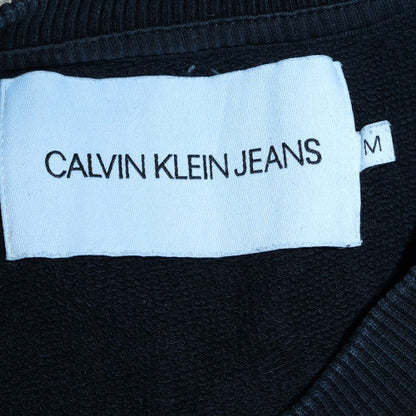 Mens UK Size M Calvin Klein Jeans Black Pullover Sweatshirt