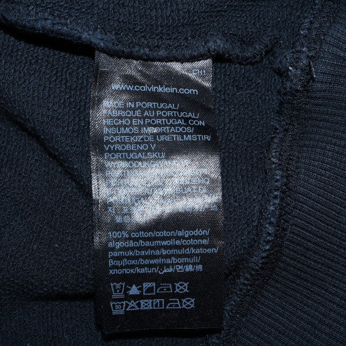 Mens UK Size M Calvin Klein Jeans Black Pullover Sweatshirt
