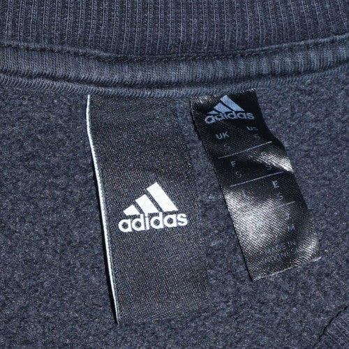 Mens UK Size M Adidas Black Pullover Sweatshirt