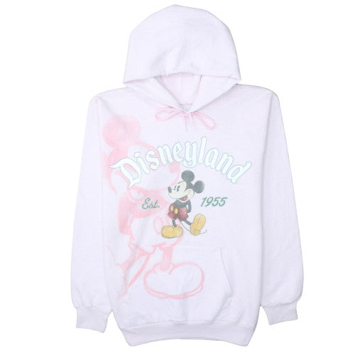 Womens UK Size S Hanes Pink Pullover Hoodie