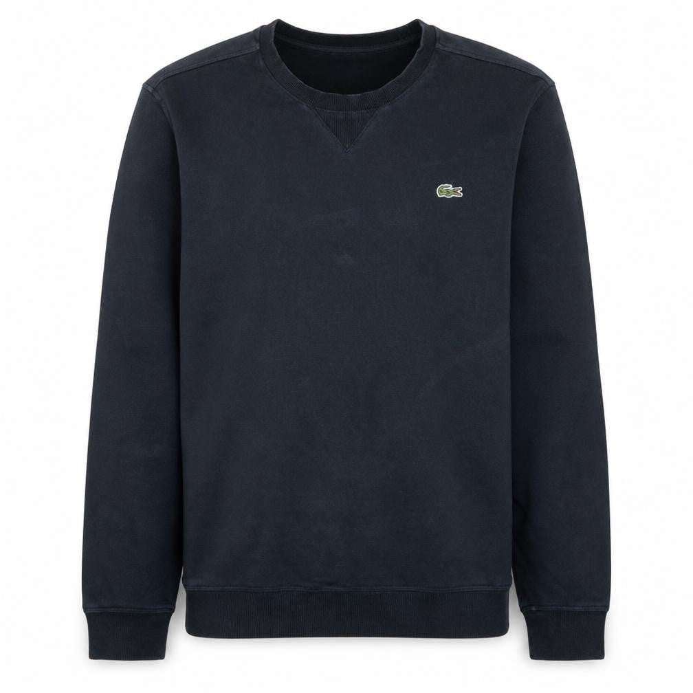 Mens UK Size L Lacoste Black Pullover Sweatshirt
