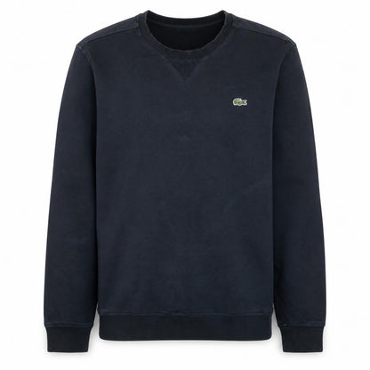 Mens UK Size L Lacoste Black Pullover Sweatshirt