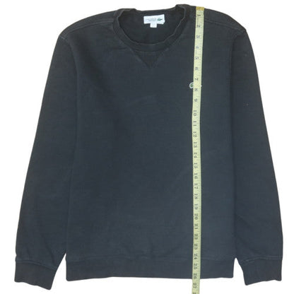 Mens UK Size L Lacoste Black Pullover Sweatshirt