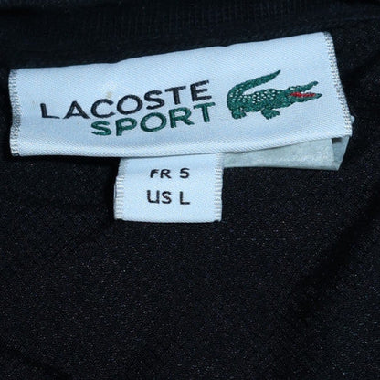 Mens UK Size L Lacoste Black Pullover Sweatshirt