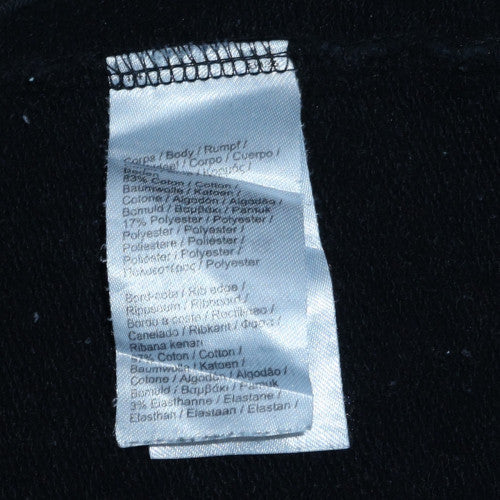 Mens UK Size L Lacoste Black Pullover Sweatshirt