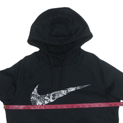 Mens UK Size M Nike Black Pullover Hoodie