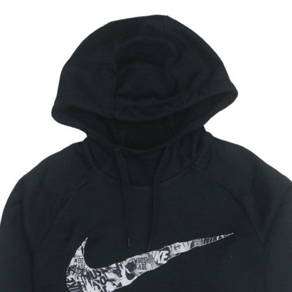 Mens UK Size M Nike Black Pullover Hoodie