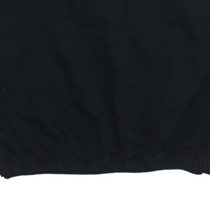 Umbro Boys Black Long Sleeve Cotton Polo Football Shirt Size 8 Years