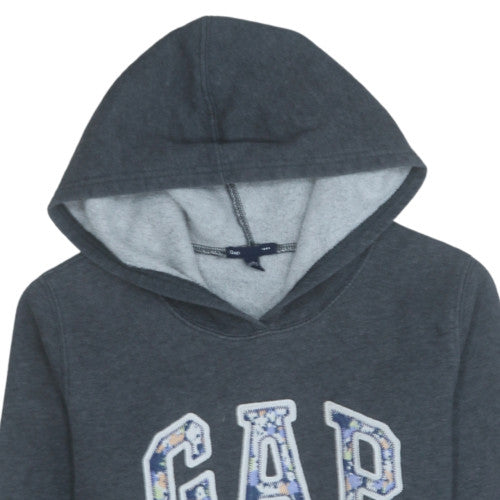 Womens UK Size M GAP Grey Pullover Hoodie