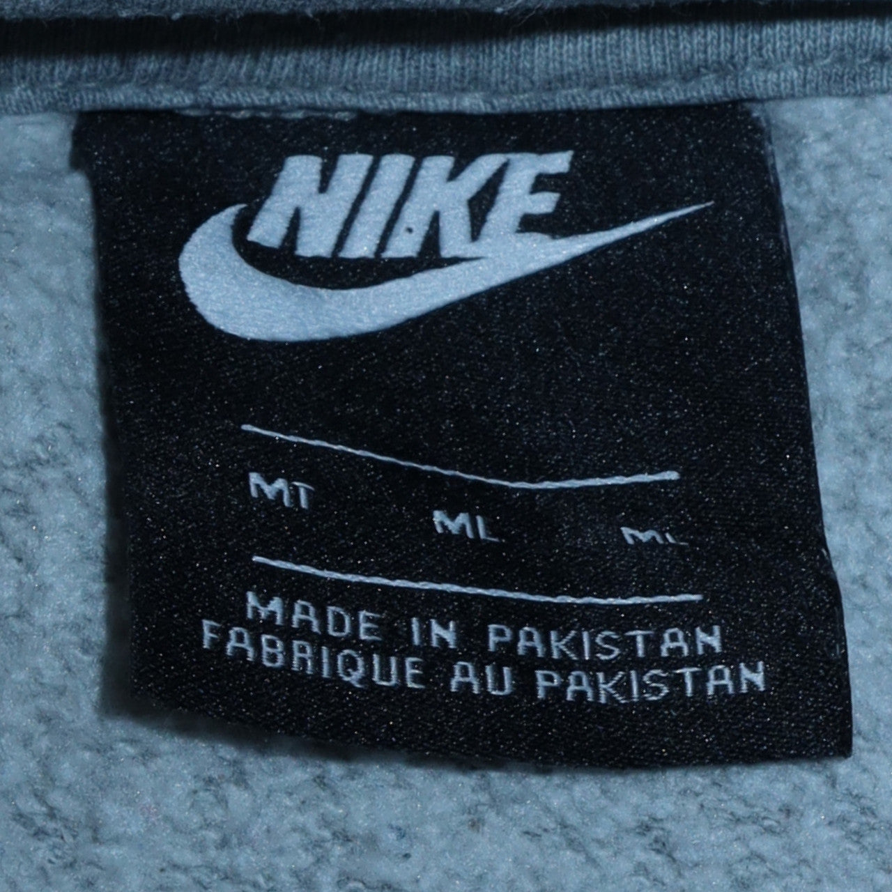 Mens UK Size M Nike Grey Pullover Hoodie