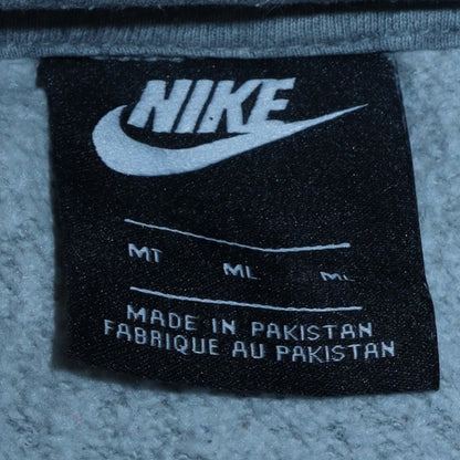 Mens UK Size M Nike Grey Pullover Hoodie