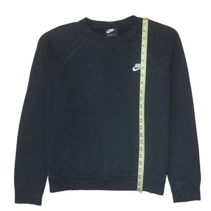 Womens UK Size L Nike Black Pullover Sweatshirt