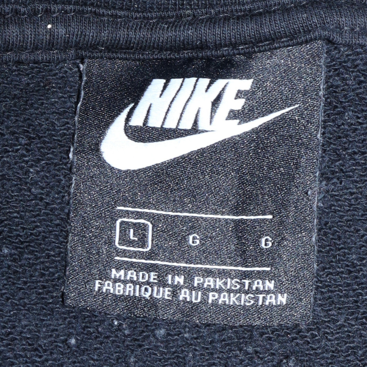 Womens UK Size L Nike Black Pullover Sweatshirt