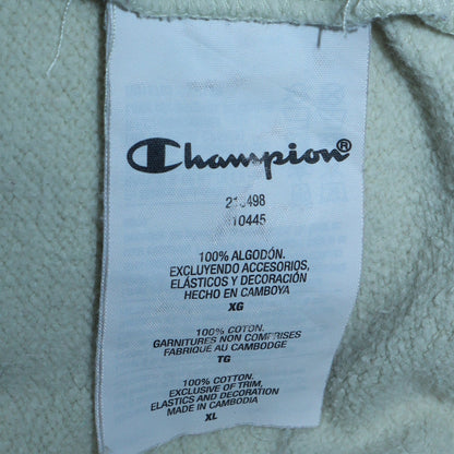 Womens UK Size XL Champion Beige Pullover Hoodie