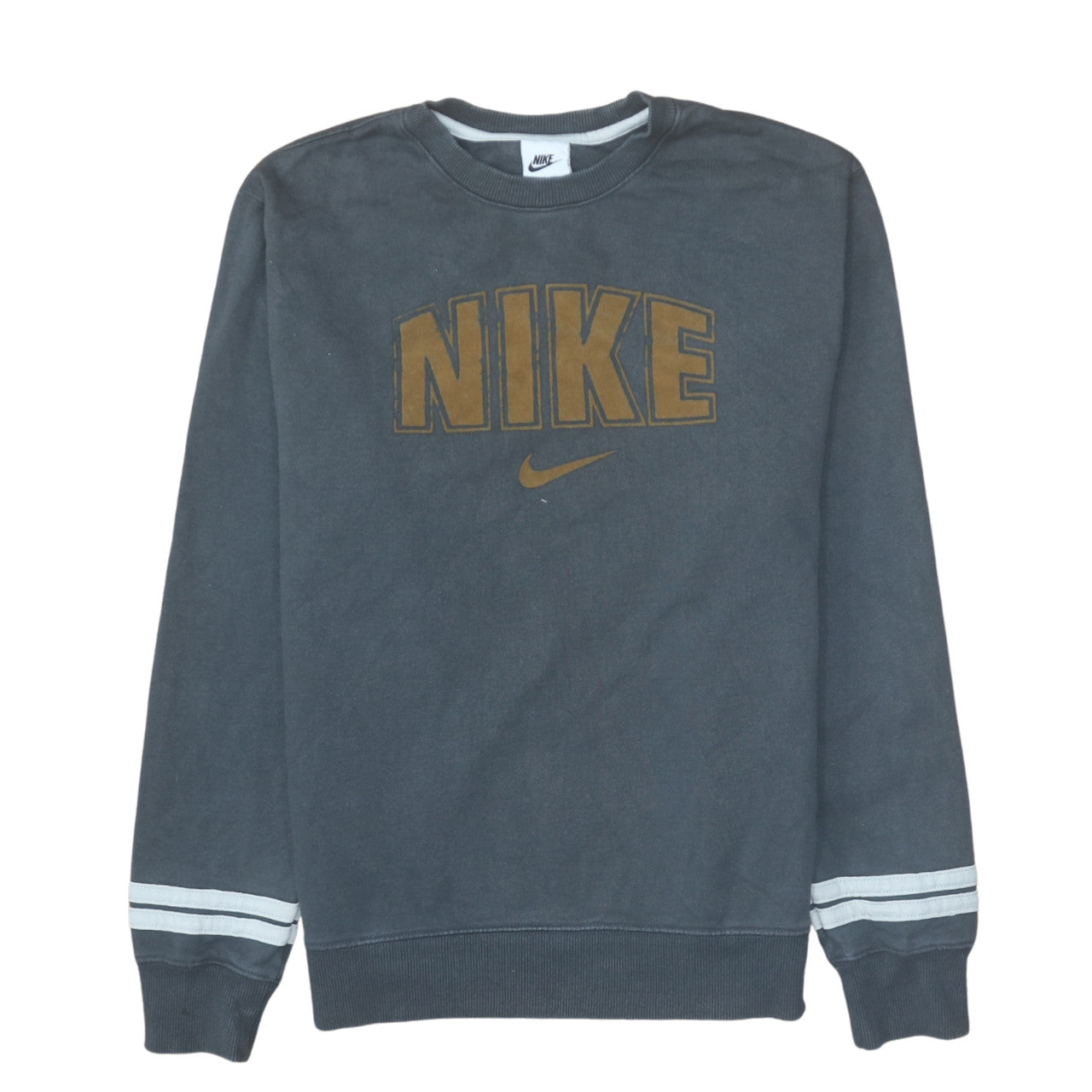 Womens UK Size S Nike Grey Pullover Sweatshirt