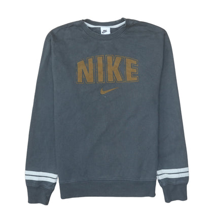 Womens UK Size S Nike Grey Pullover Sweatshirt