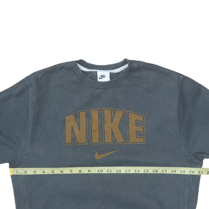 Womens UK Size S Nike Grey Pullover Sweatshirt