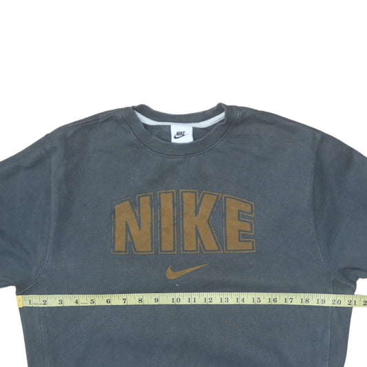 Womens UK Size S Nike Grey Pullover Sweatshirt