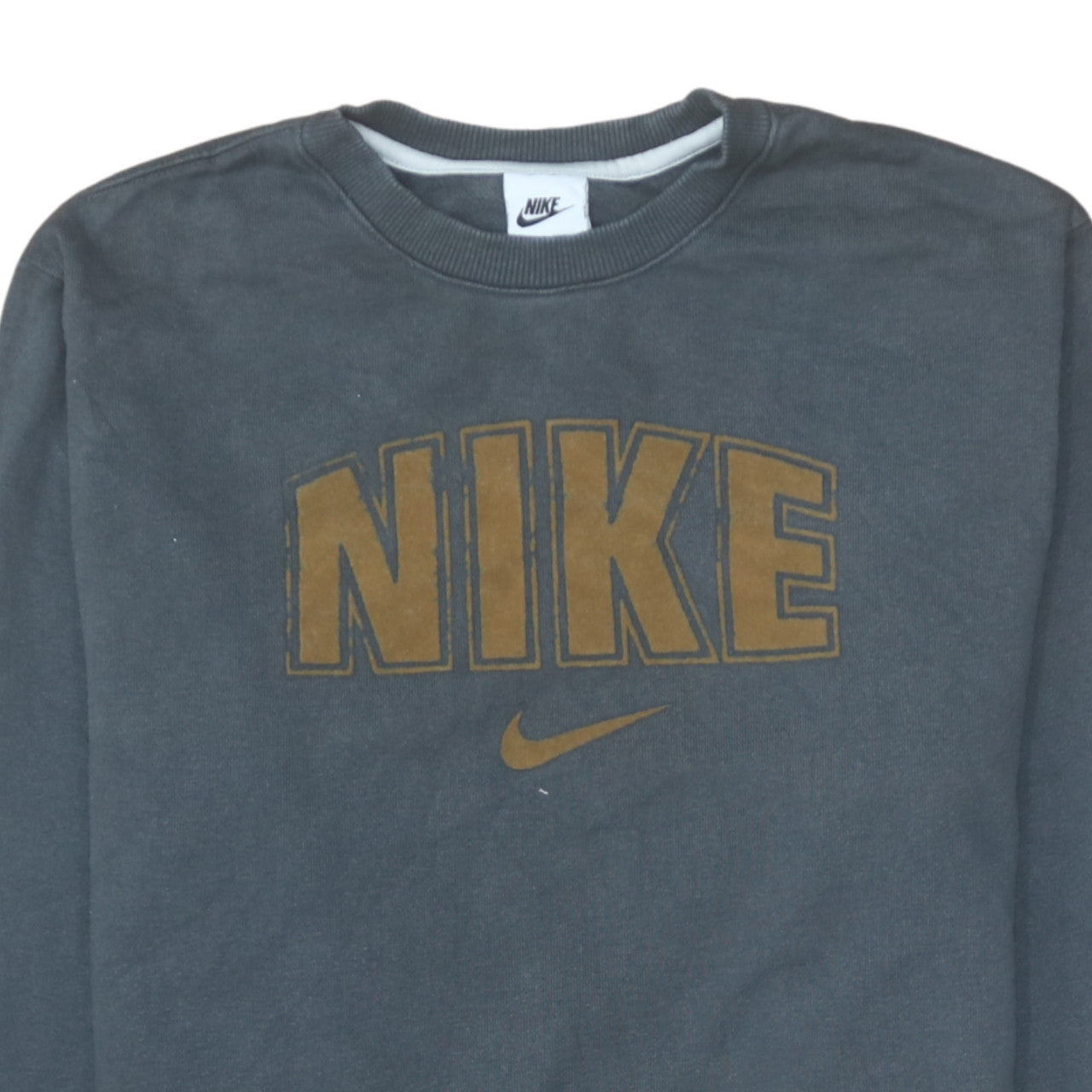 Womens UK Size S Nike Grey Pullover Sweatshirt
