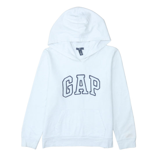 Womens UK Size L GAP White Pullover Hoodie