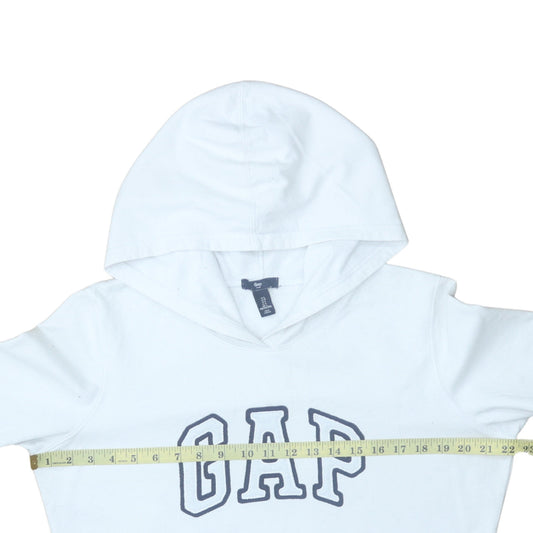 Womens UK Size L GAP White Pullover Hoodie