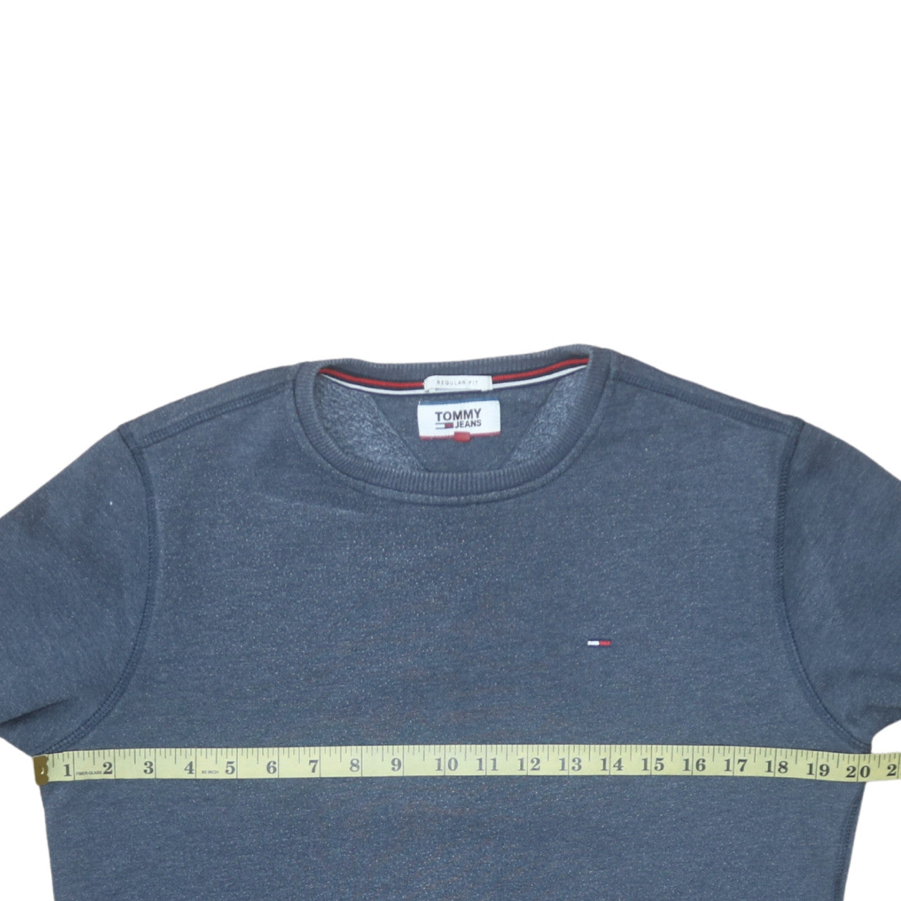 Mens UK Size XS Tommy Jeans Blue Pullover Sweatshirt