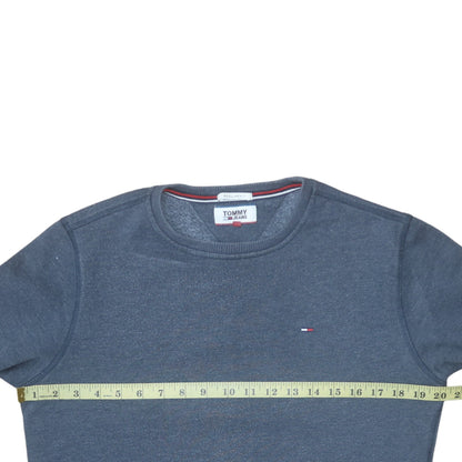 Mens UK Size XS Tommy Jeans Blue Pullover Sweatshirt