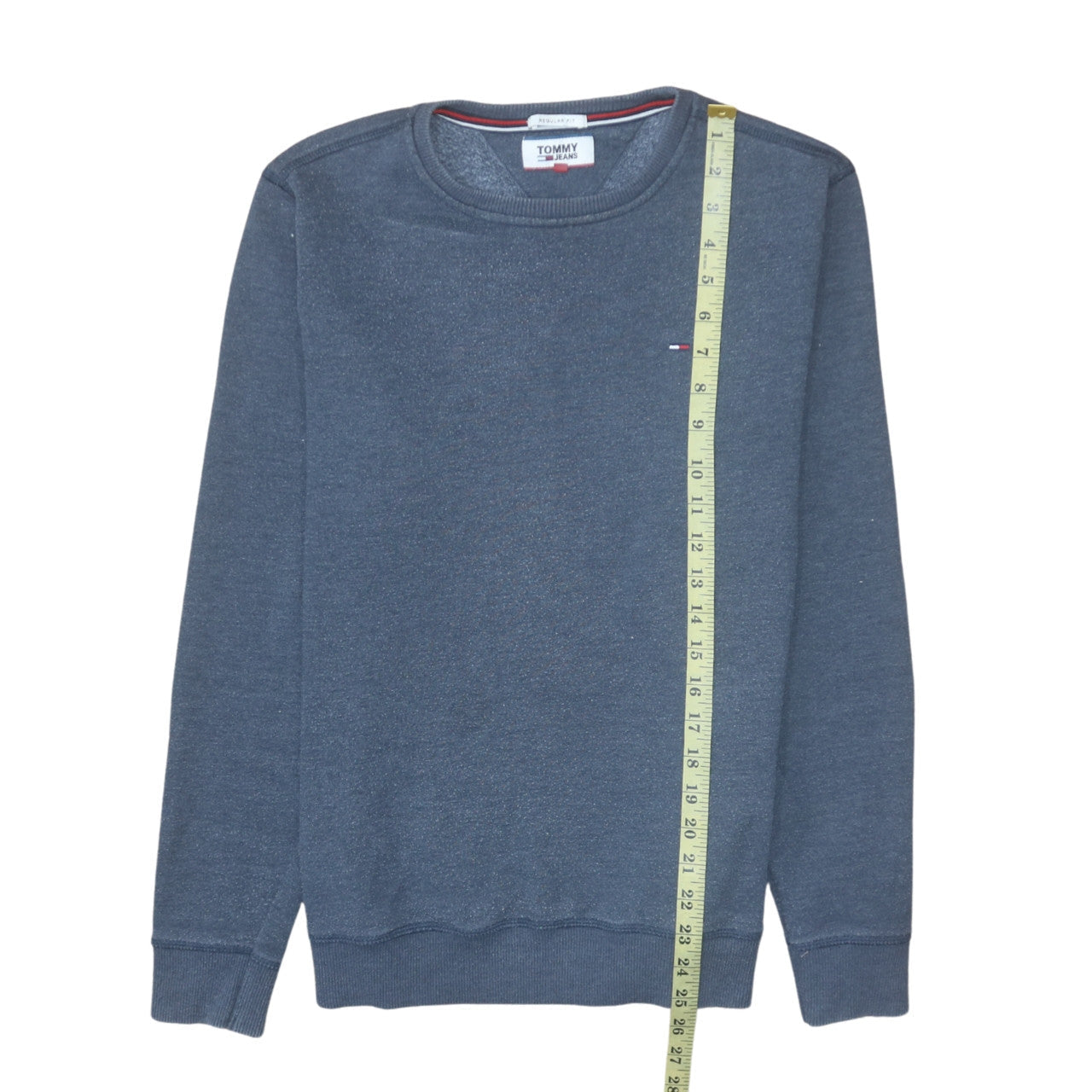 Mens UK Size XS Tommy Jeans Blue Pullover Sweatshirt