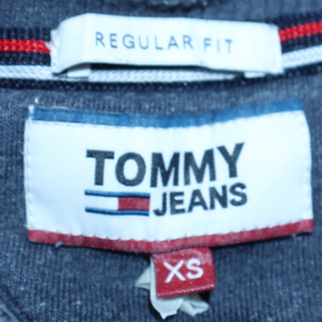 Mens UK Size XS Tommy Jeans Blue Pullover Sweatshirt