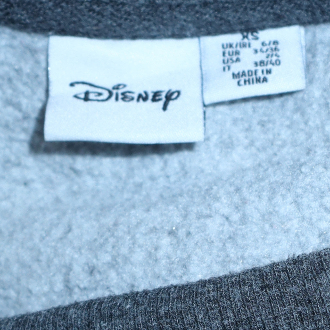 Womens UK Size XS Primark Grey Pullover Sweatshirt
