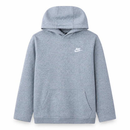 Nike Boys Grey Pullover Hoodie XL Fleece Standard Fit Sweatshirt