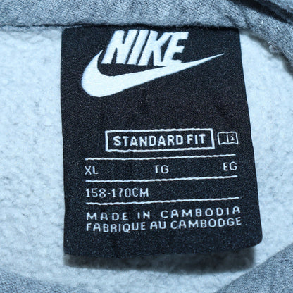 Nike Boys Grey Pullover Hoodie XL Fleece Standard Fit Sweatshirt