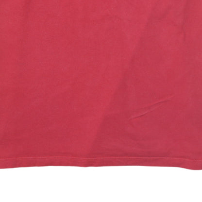 Superdry Men Red Crew Neck Cotton Short Sleeve T-Shirt M Classic