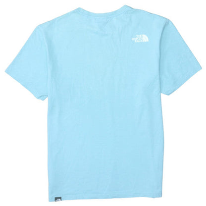The North Face Men's Blue Graphic Print Crew Neck Cotton T-Shirt M