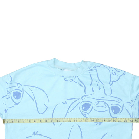 Womens UK Size M Disney Blue Pullover Sweatshirt