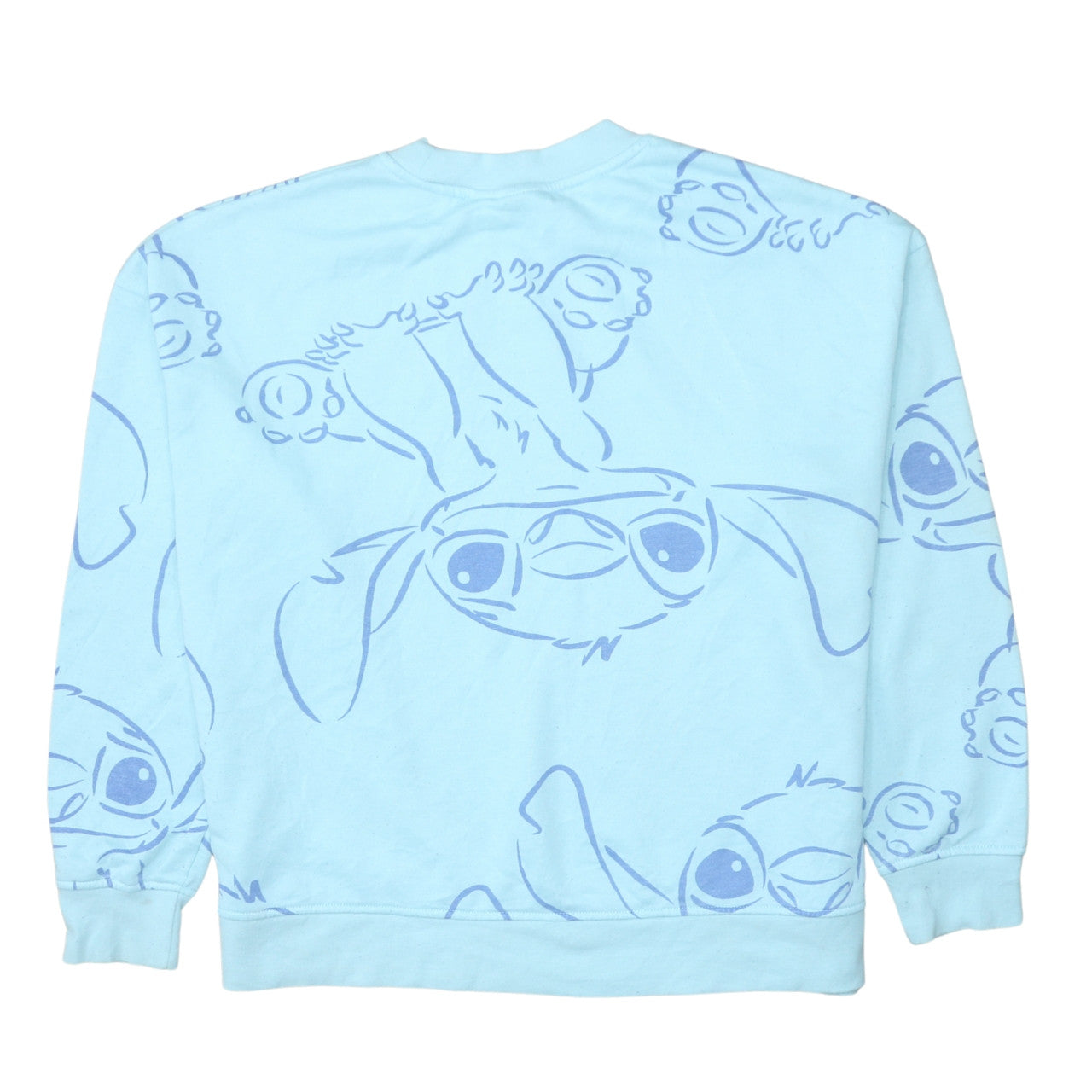 Womens UK Size M Disney Blue Pullover Sweatshirt
