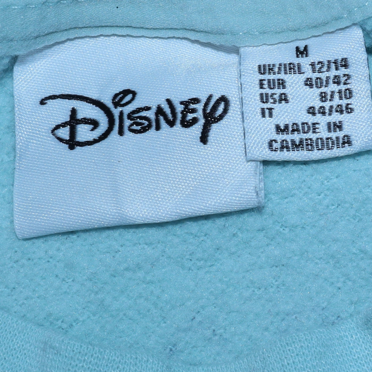 Womens UK Size M Disney Blue Pullover Sweatshirt